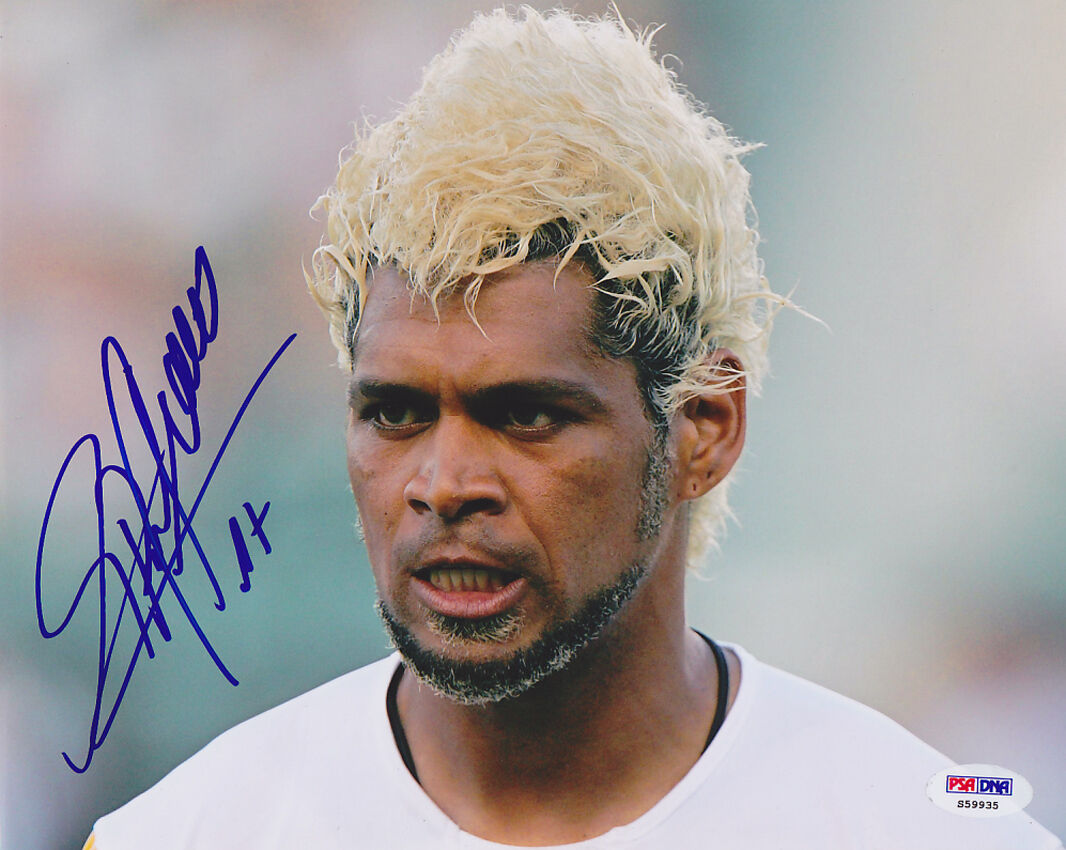 Abel Xavier SIGNED 8x10 Photo Poster painting Portugal *VERY RARE* PSA/DNA AUTOGRAPHED