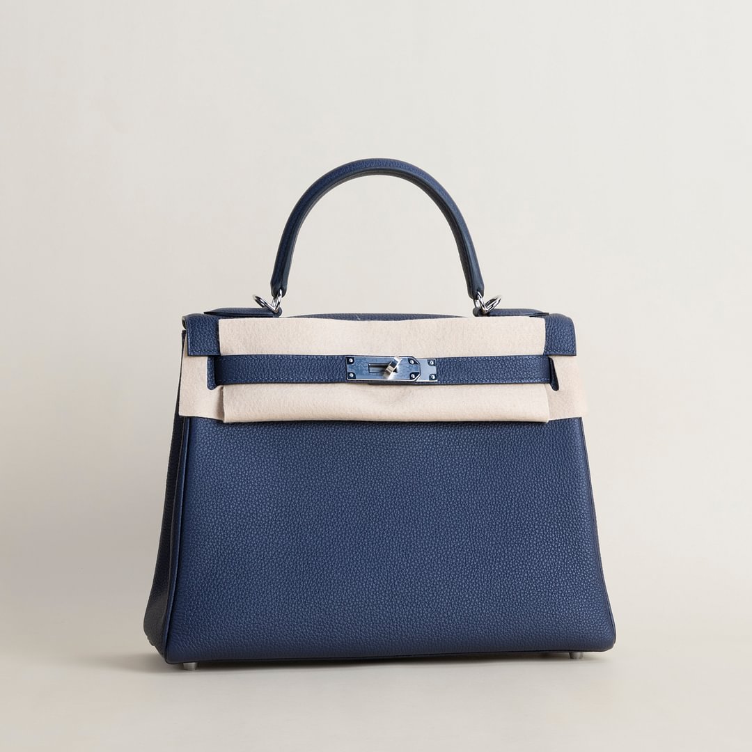 Kelly28 Togo 2Z Blue nuit PHW