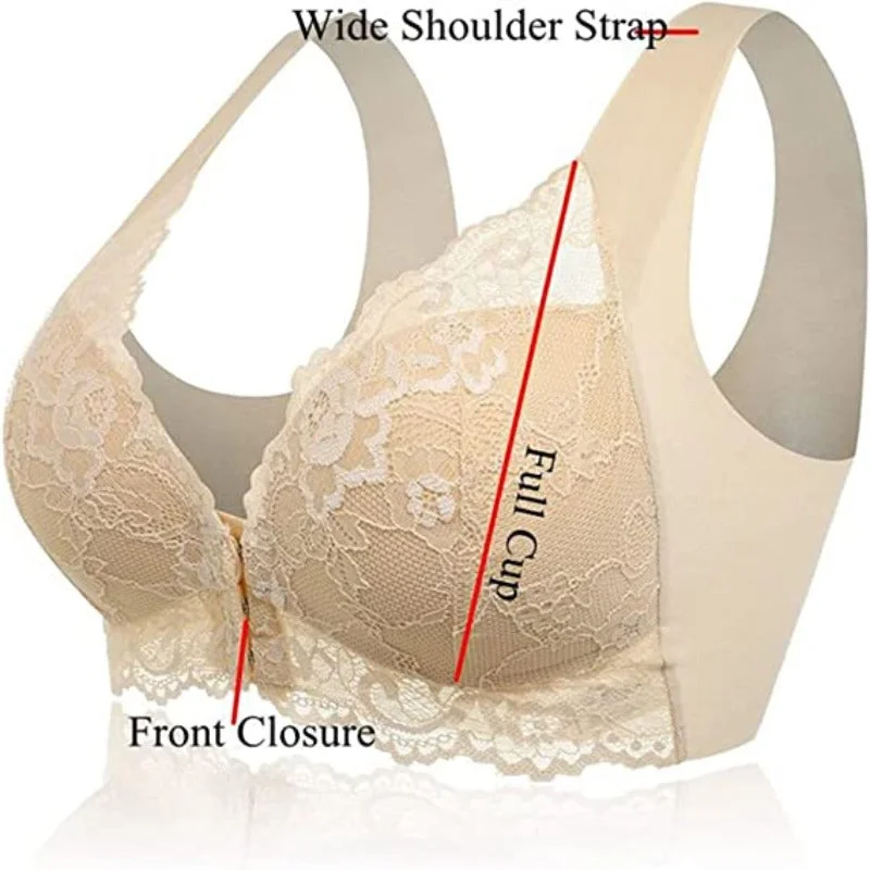 FRONT CLOSURE '5D' SHAPING PUSH UP COMFY Wireless BRAS(BUY 1 GET 2 FREE)