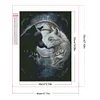 Diamond Painting-Round AB Drill Wolf(45*55CM)