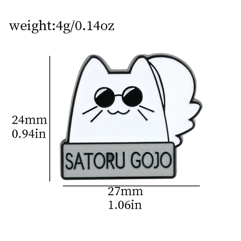 Cartoon Style Pin Cat Alloy Enamel Women’s Brooches