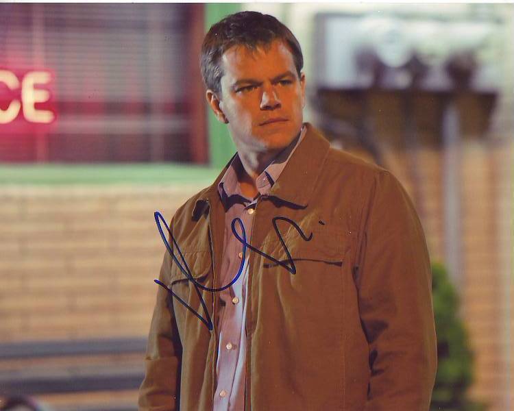 MATT DAMON signed autographed PROMISED LAND STEVE BUTLER Photo Poster painting