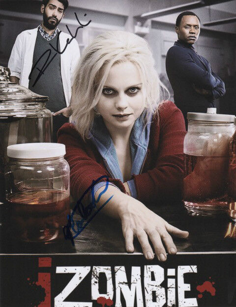 GFA iZombie * MALCOLM GOODWIN & RAHUL KOHLI * Signed 8x10 Photo Poster painting AD5 COA