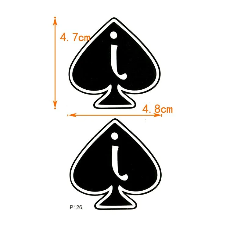 Hot-wife Spades J Waterproof Temporary Tattoo Men Flash Tattoo Stickers Tatuajes Temporales Henna Sleeve Tatoo Art Sticker