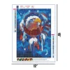 American Flag Eagle Dreamcatcher  | Full Round Diamond Painting Kits