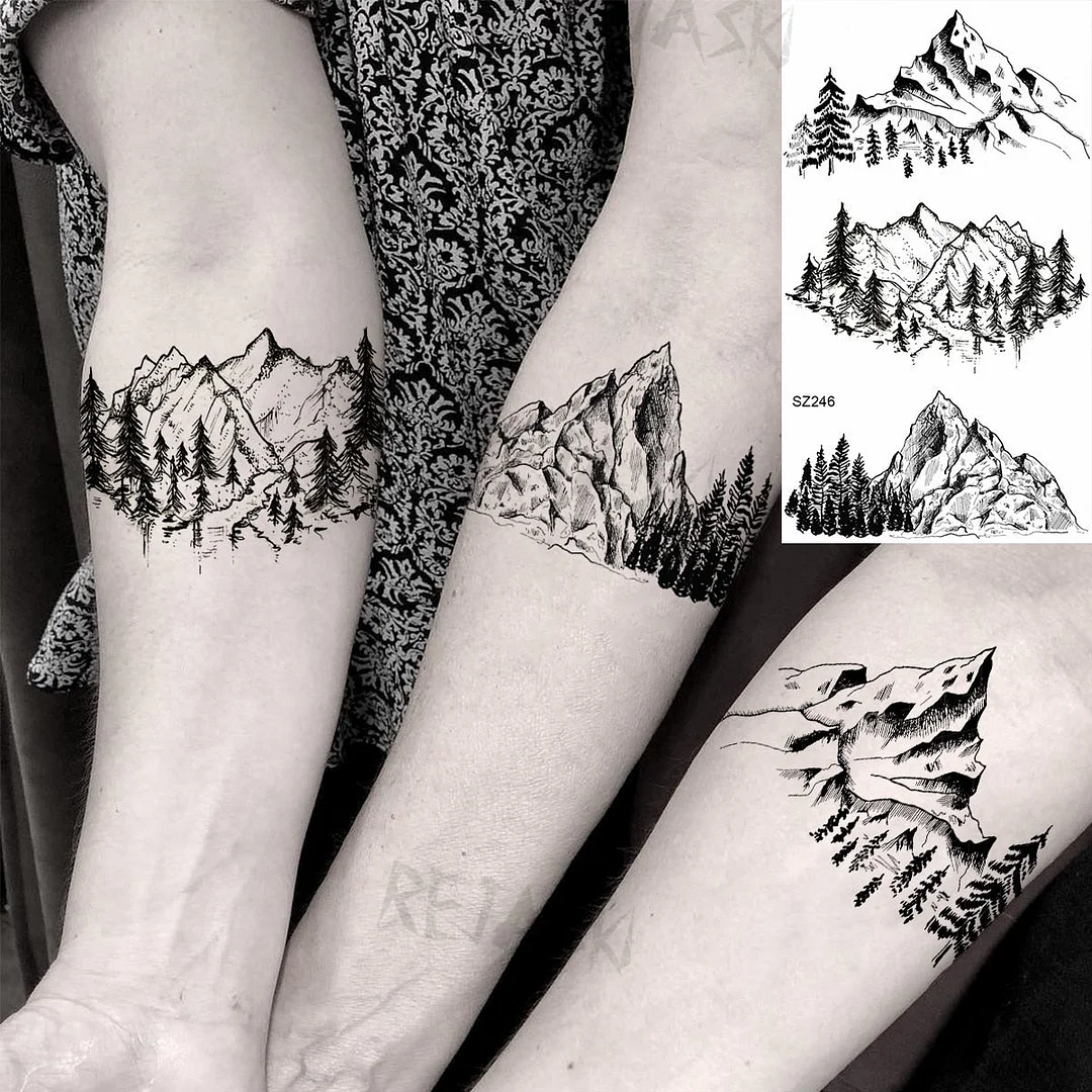 Realistic Sunflower Fashion Wrist Temporary Tattoos For Women Gilr Butterfly Geometry Fake Tattoo Custom Armbands Washable Tatoo