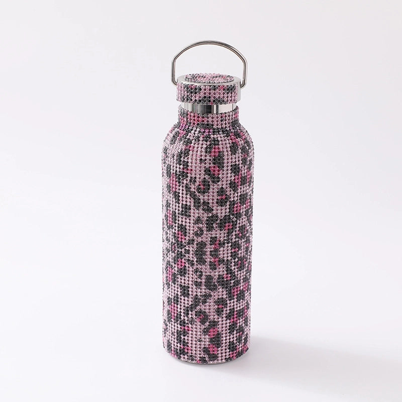 Casual Solid Color Stainless Steel Water Bottles 1 Piece