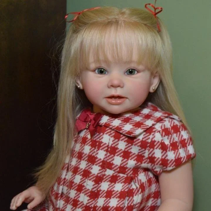 Handmade Reborn Dolls 20'' Cute Reborn Baby Doll Adalia with Brown