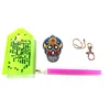 4pcs Diamond Painting Skull Ornament Keychain