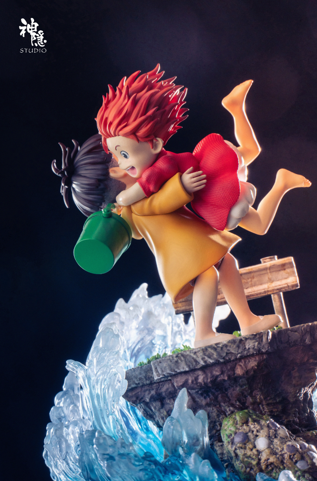 ShenYin Studio - Ponyo on the Cliff - Ponyo & Sōsuke Statue(GK)-