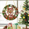 Diamond Painting Kit Christmas Reindeer Wreath 9.45x9.45in
