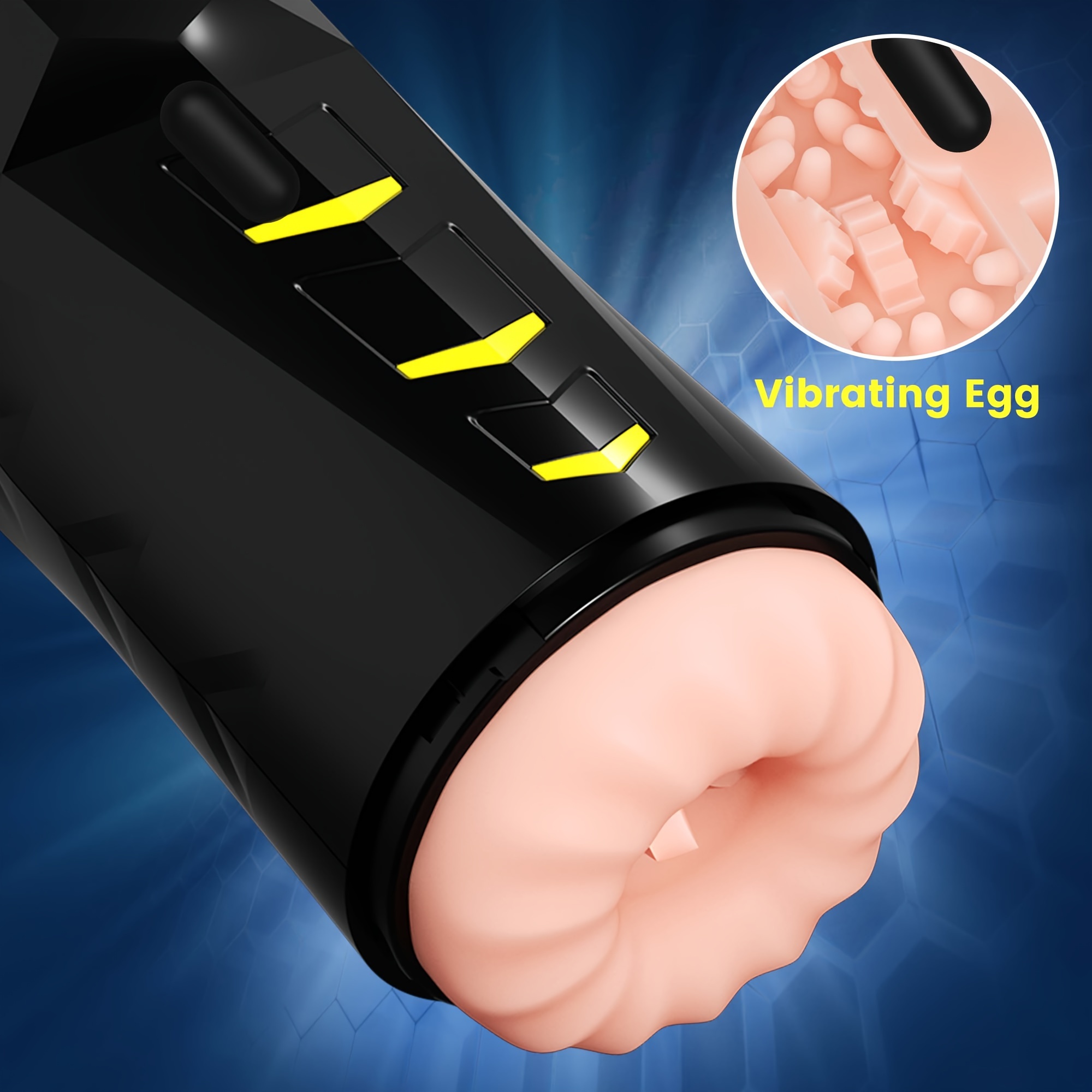 Automatic Male Masturbation Cup with 9 Thrusting & Vibrating