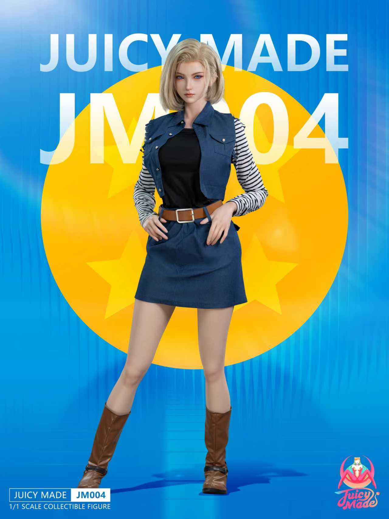 Juicy Made Studio - Dragon Ball 1/1 Life-Size JM004 Cyber ​​Battle Girl Collectible Action Figure-