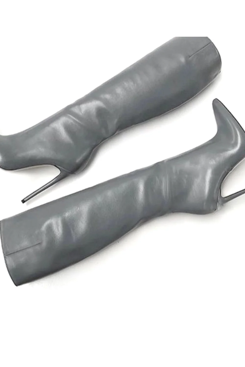  Furtado 2023 Fashion Women's Shoes spring autumn Winter Pointed Toe Stilettos Heels 12cm Knee High Boots high heels 41 42 921-1