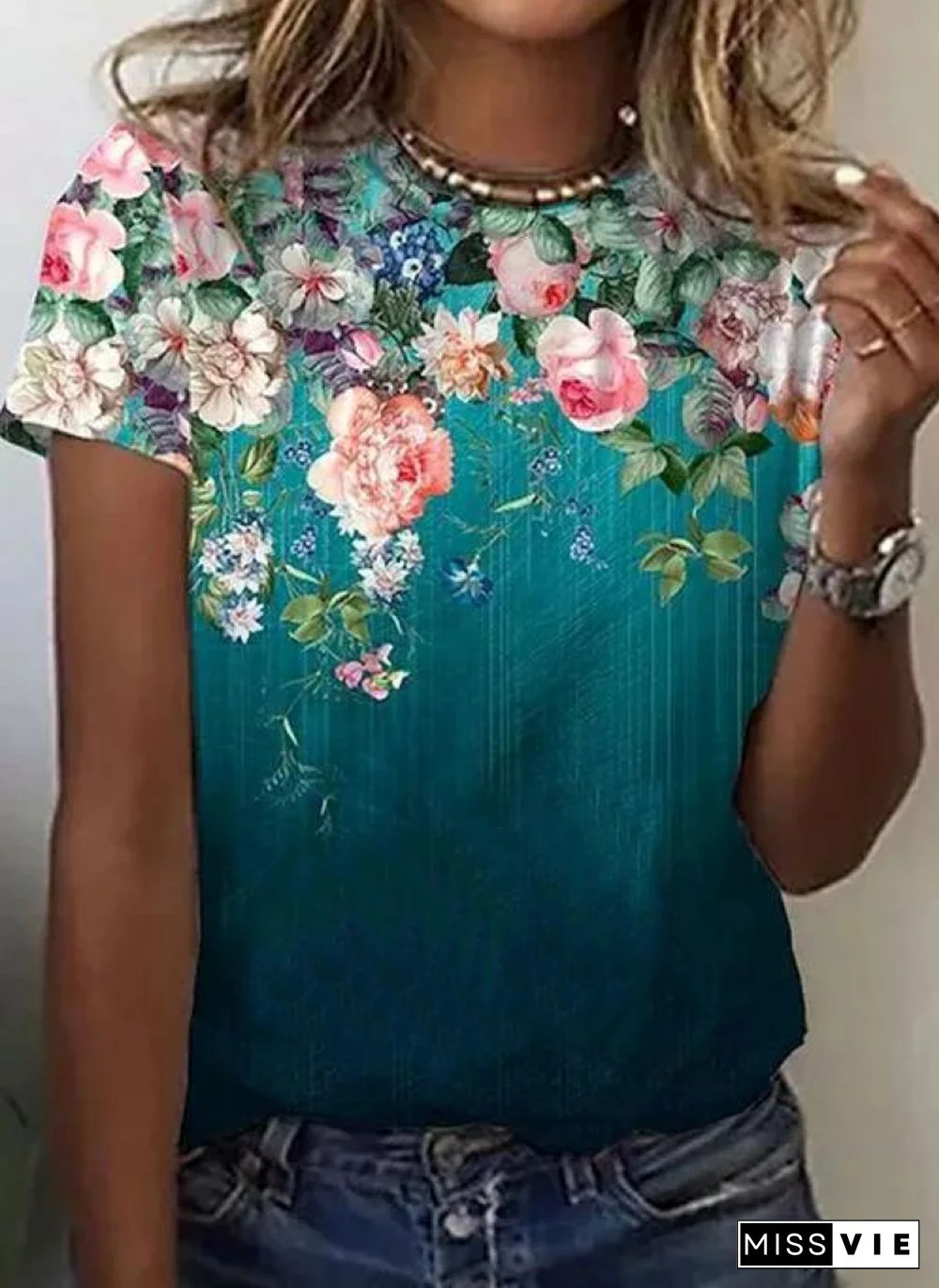 Harajuku Fashion T ShirtFor Women 3D Print T-Shirt Summer Tops Short Sleeve O-Neck Casual Oversized Blouses Woman Clothes