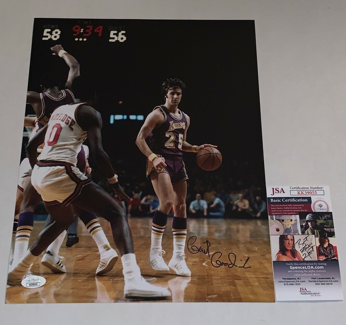 Gail Goodrich signed LA Los Angeles Lakers 11x14 Photo Poster painting autographed HOF 2 JSA