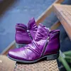 Casual Fashion Low Heel Winter Boots