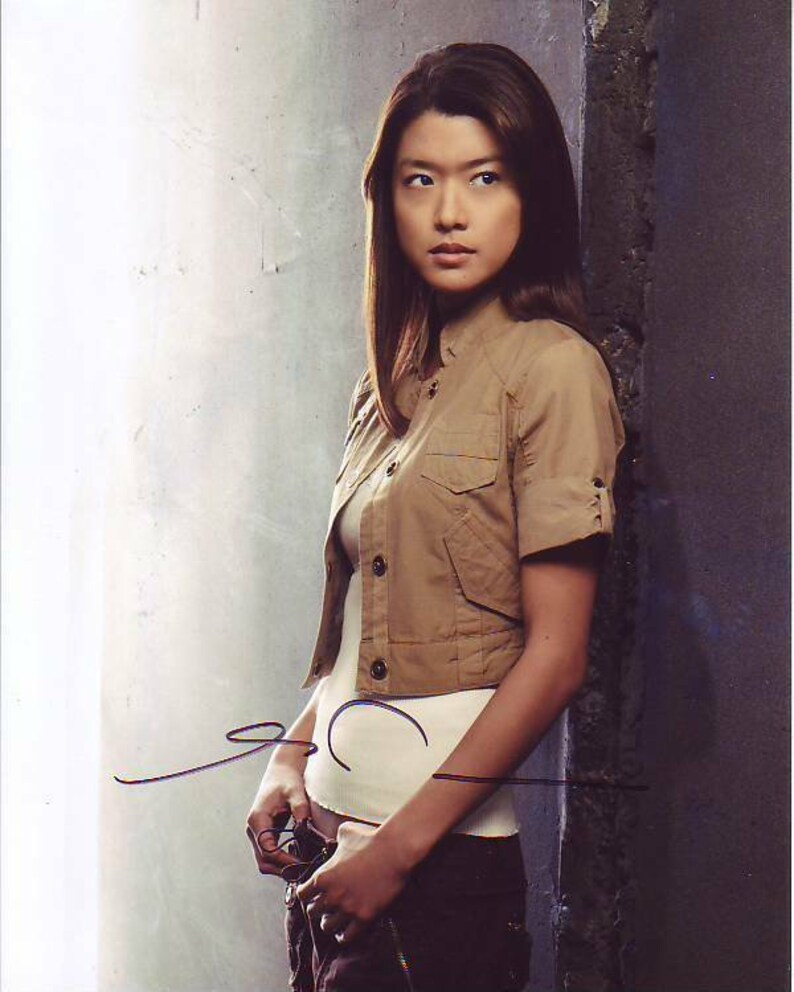 Grace park signed autographed battlestar galactica sharon boomer valerii Photo Poster painting