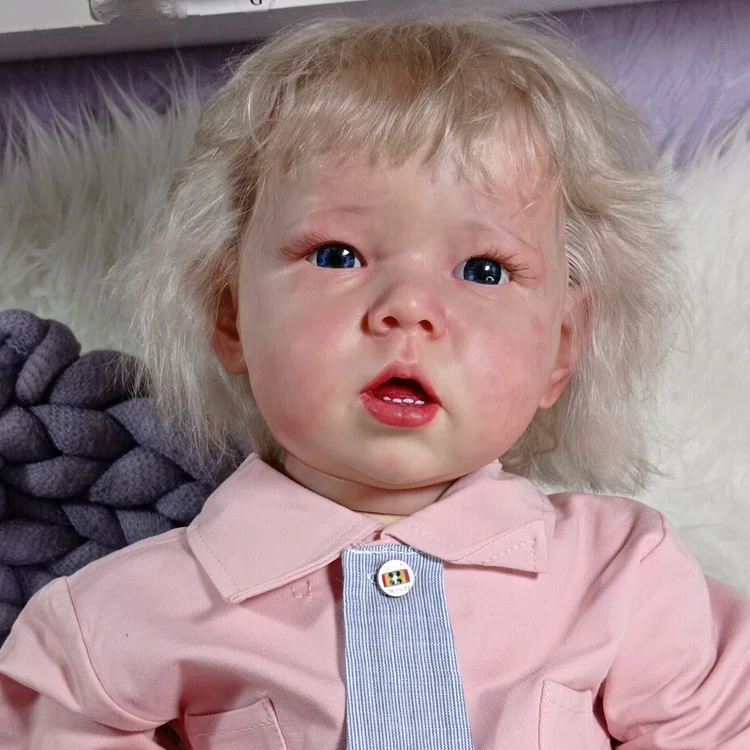  20''Realistic Reborn Baby Girl Doll Named Hayden with ''Heartbeat'' and Coos - Reborndollsshop®-Reborndollsshop®