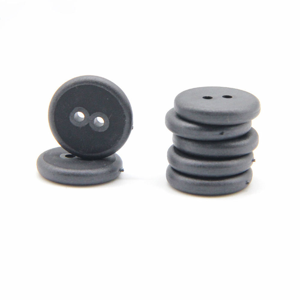 Waterproof Reusable TK4100 RFID Small Button Circle PPS Washable Laundry Tag