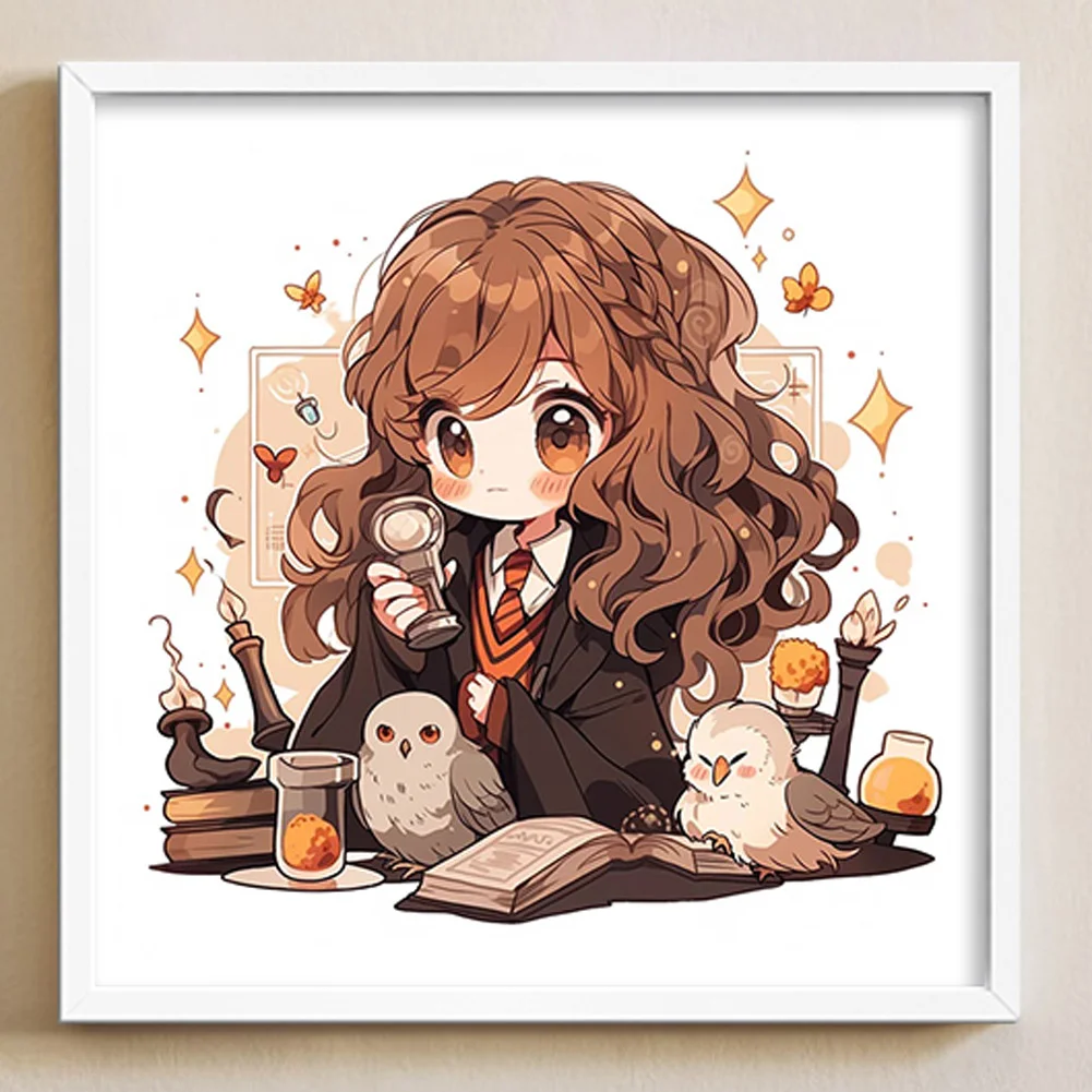 Diamond Painting - Full Round Drill - Hermione Granger(Canvas|40*40cm)