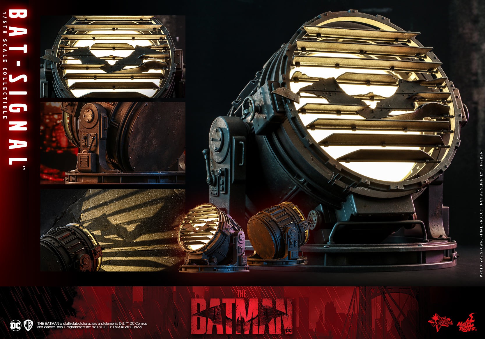 【Pre-orear】Hot Toys The Batman MMS640 Bat-Signal 1/6 Scale Accessory
