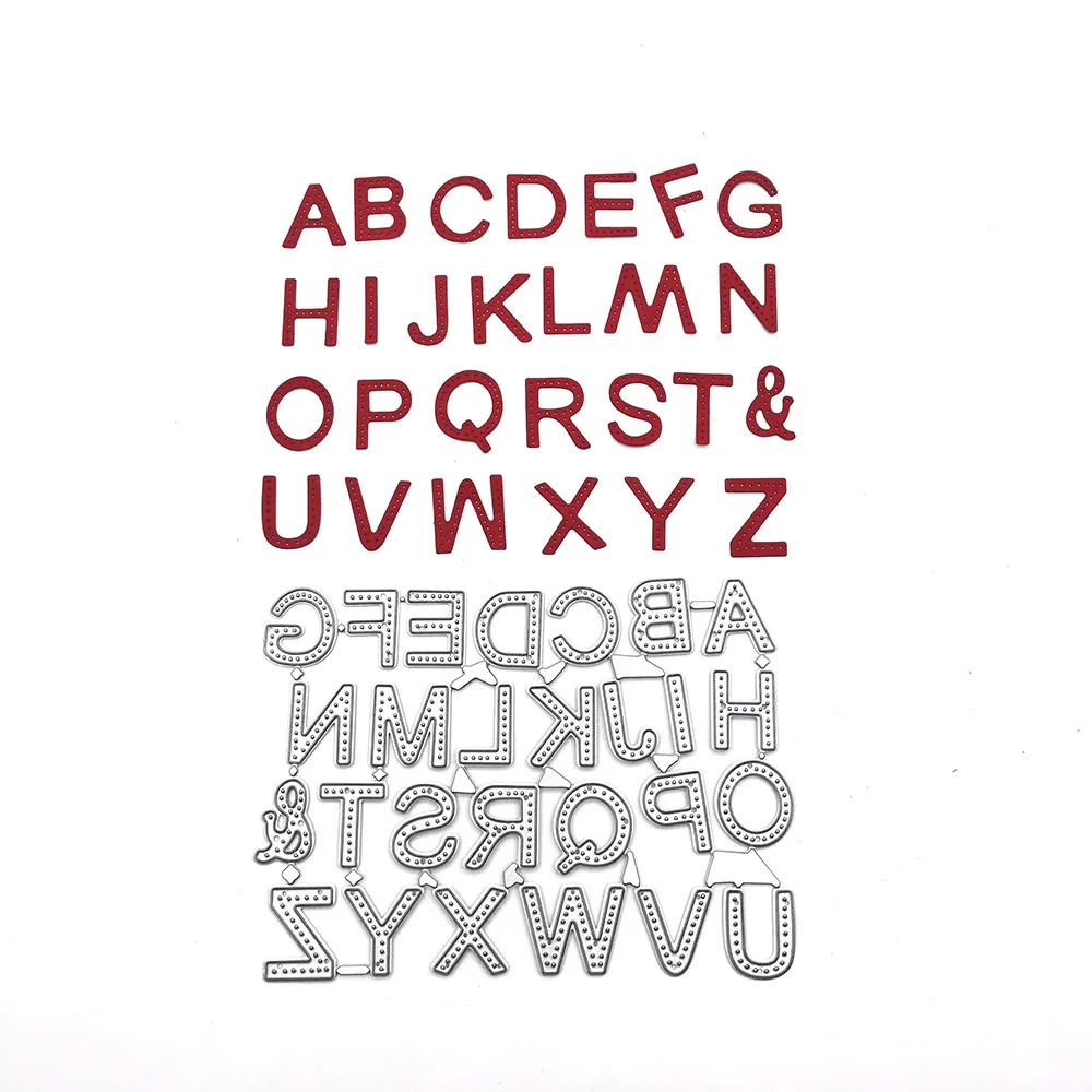 Athvotar DIY Knife Mold Carbon Steel Knife Mold Children DIY Pogravide Cut Cut Version Capital Letter