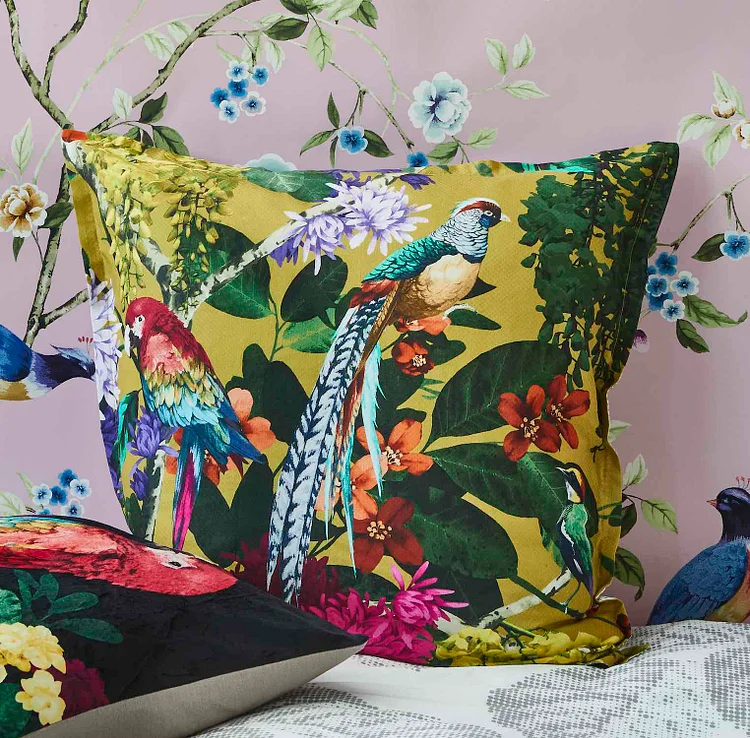 Chintz Gold European Pillowcase