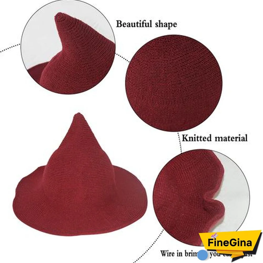 The Modern Witches Hat For Halloween Cosplay Costume And Daily Use