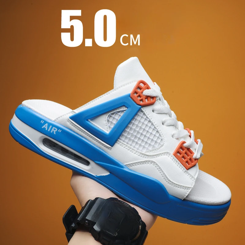 Inquiraton Slippers Men Lightweight AIR High-quality Cloud Slippers EVA Non-slip Soft Beach Sandals Sneakers Men Garden Shoes