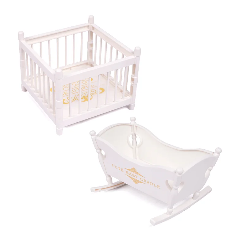 For 4.5" Mini Baby Doll White Pet Bed