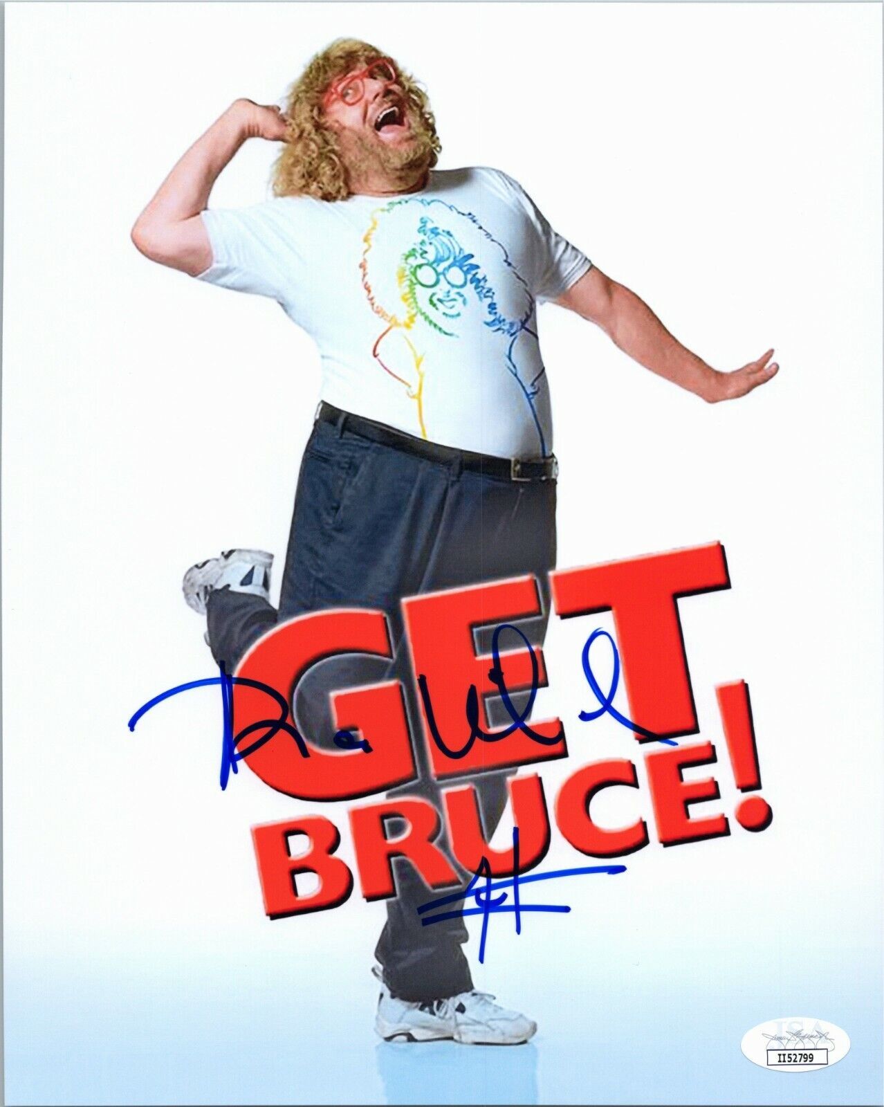 ~ BRUCE VILANCH Authentic Hand-Signed GET BRUCE!