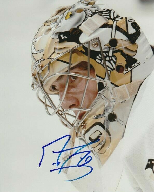 Marc Andre Fleury Autographed Signed 8x10 Photo Poster painting ( Penguins HOF ) REPRINT