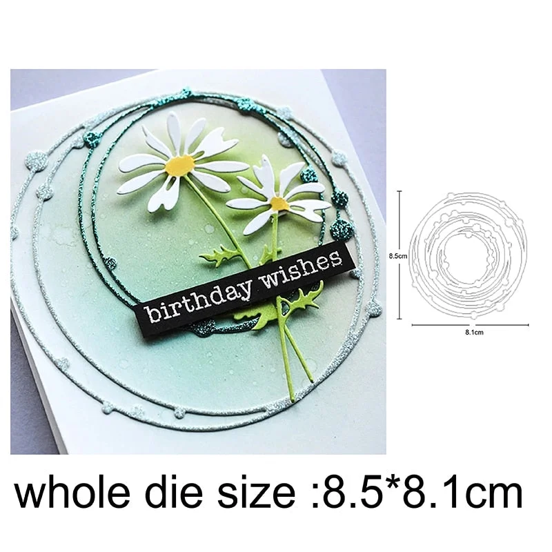 Craft Metal Cutting Dies Cut Die Mold Wildflower Flower Leaf Decoration Scrapbooking Dies Knife Mould Blade Punch Stencils Dies