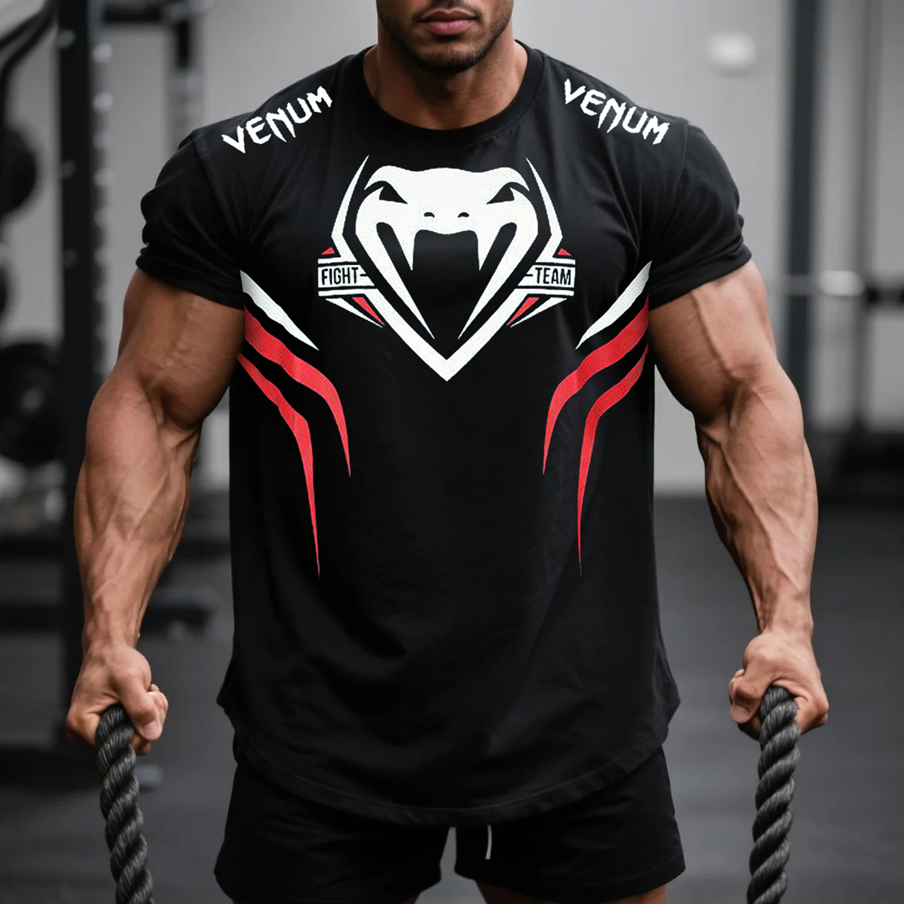  High-Performance Graphic T-Shirt for Fitness Enthusiasts