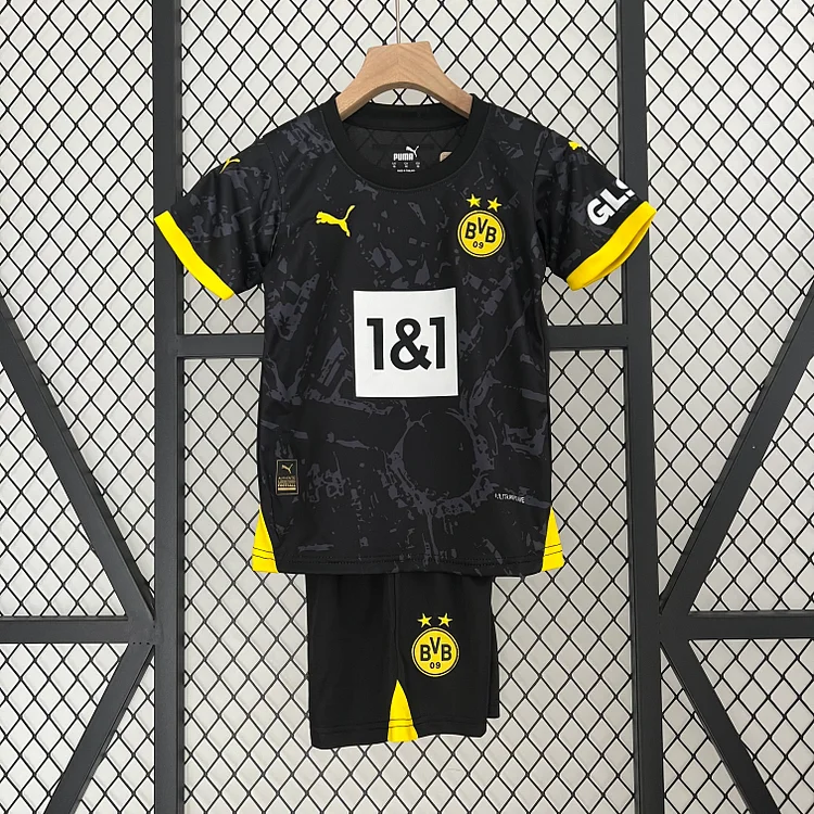 Borussia Dortmund Auswärtstrikot Kinder Minikit 2023 2024 