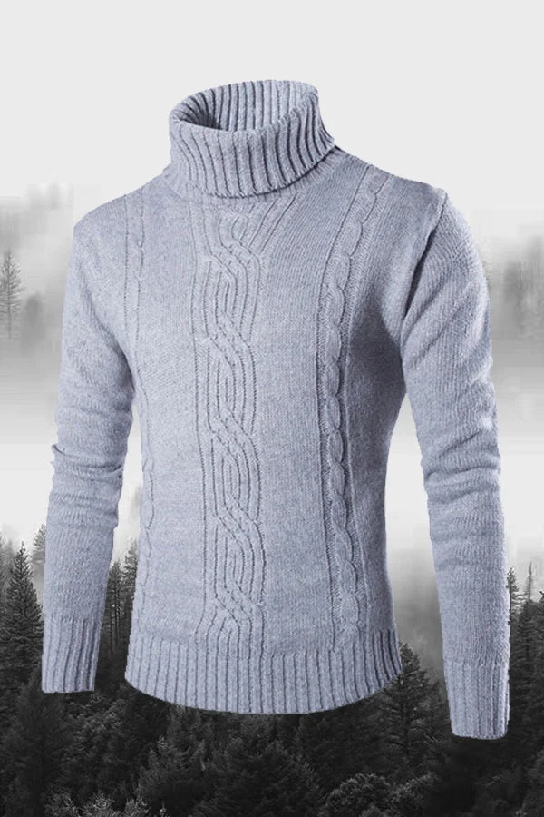 Turtleneck Twist Sweater