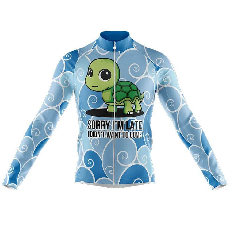 Sorry I'm Late Men's Long Sleeve Cycling Jersey