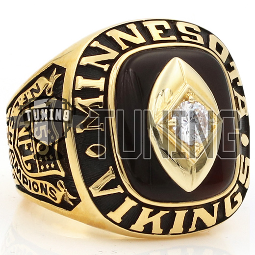 1969 Genuine Minnesota Vikings NFL Championship Ring in 14kt 