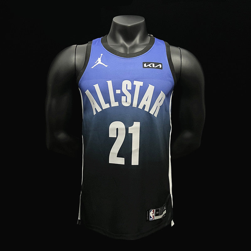 Maillot All Star 21 EMBIID NBA Basket Maillot De Fou, site maillot de foot pas cher