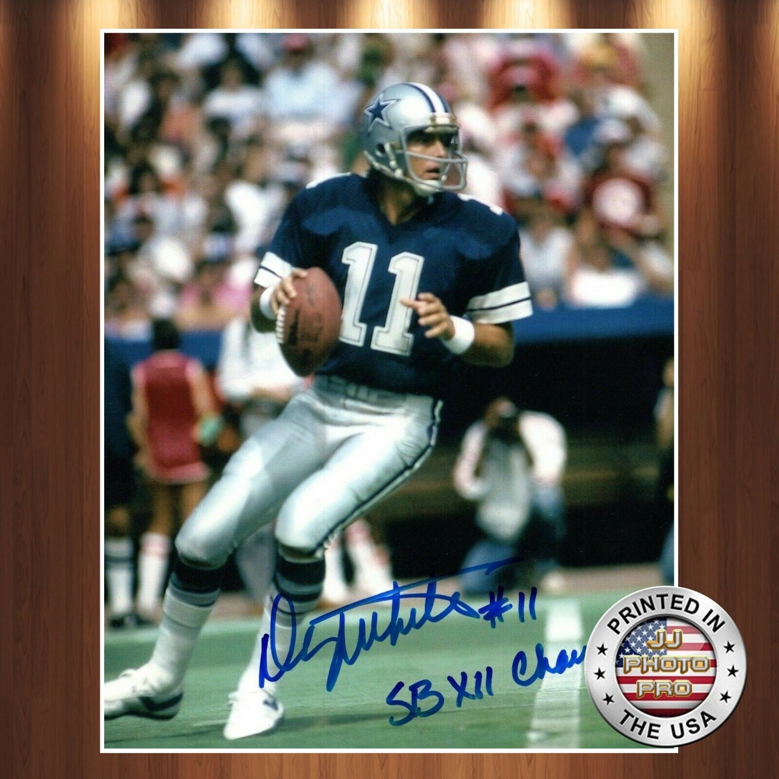 Danny White Autographed Signed 8x10 Photo Poster painting (Cowboys) REPRINT