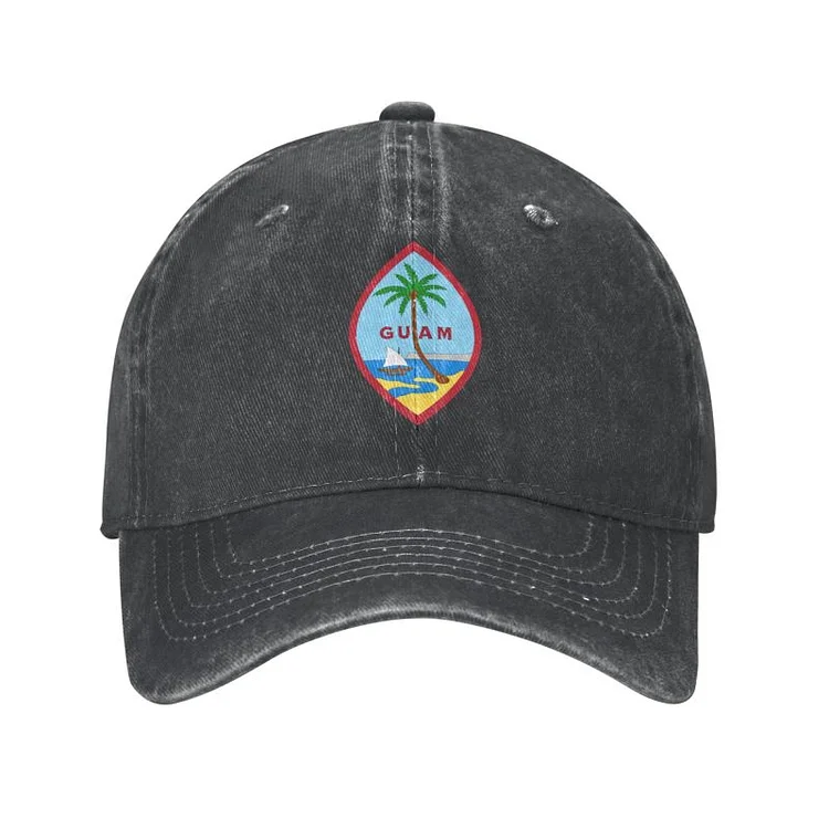 Classic Cotton Seal Of Guam Baseball Cap Women Men Custom Adjustable Adult Dad Hat Hip Hop