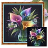 Calla Lily Vase-11CT Stamped Cross Stitch 40*40cm/15.75*15.75in