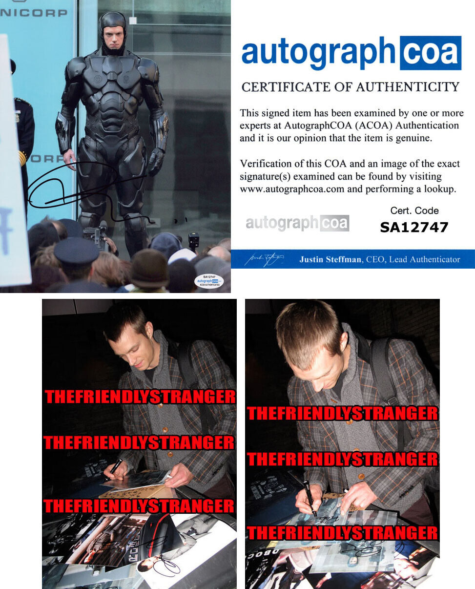 JOEL KINNAMAN signed Autographed ROBOCOP