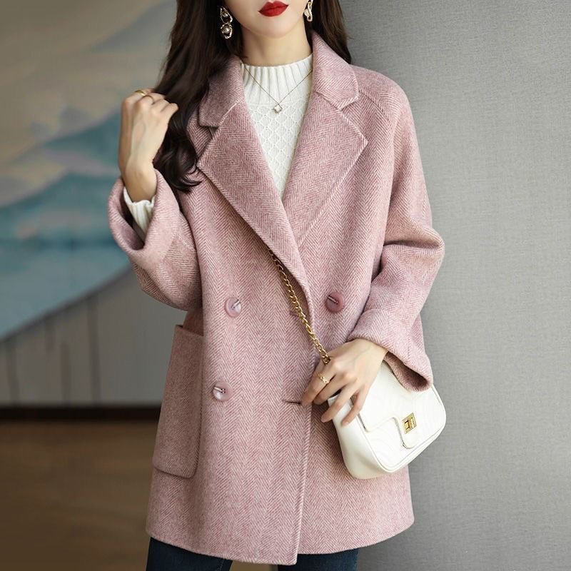 Autumn and Winter Fashion Leisure Thin and Versatile Wool Coat | IFYHOME