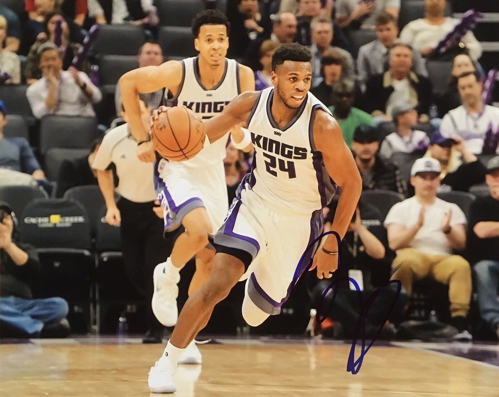 BUDDY HIELD Signed Autographed 8x10 Photo Poster painting Sacramento Kings Oklahoma Sooners