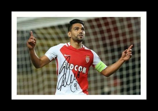 Radamel Falcao - AS Monaco Autograph Signed & Framed Photo Poster painting