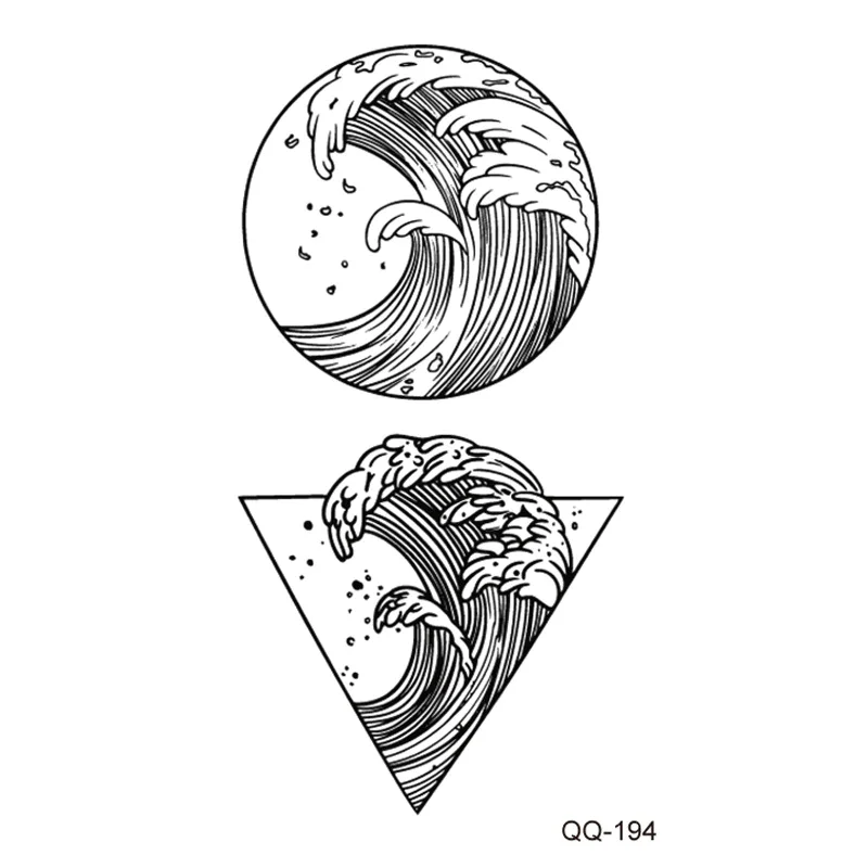 Sdrawing Rose Temporary Tattoo Sticker Flower Feather Elephant Body Clavicle Ankle Legs Arm Art Fake Tatto Party Bikini Tatoos