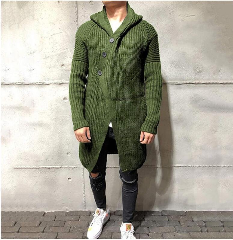 Men's sweater cardigan knitted jacket