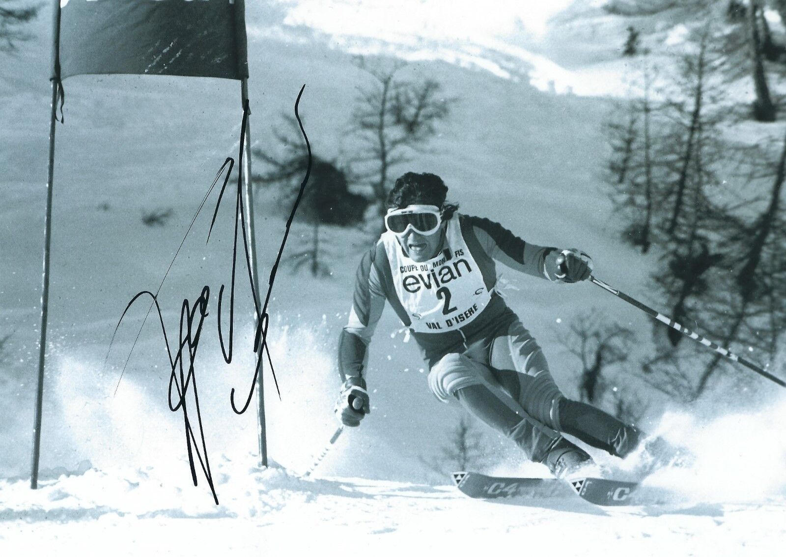 FRANZ KLAMMER SIGNED 8x11 Photo Poster painting - UACC RD - DOWNHILL OLYMPIC GOLD + WORLD CHAMP